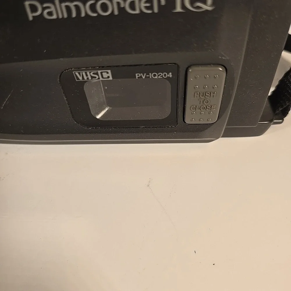 PANASONIC Palmcorder PV-IQ204 VHS-C Color Video Camcorder Tested With Power Cord